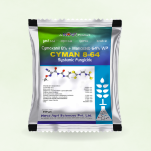 Cyman 8-64 (Cymoxanil 8% + Mancozeb 64% WP)