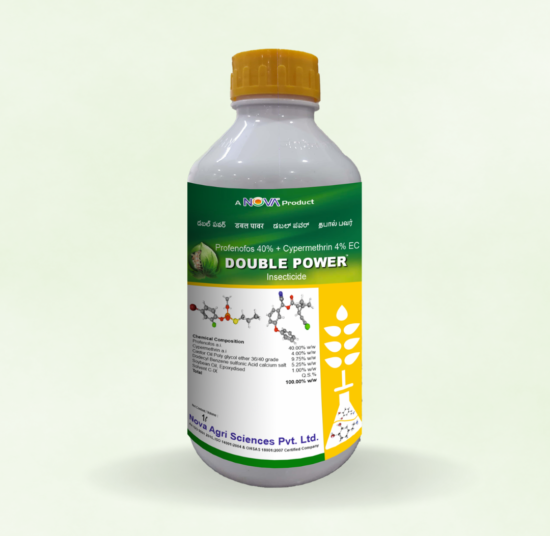 Double Power (Profenophos 40% + Cypermethrin 4% EC)