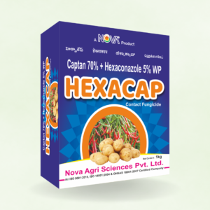 Hexacap (Captan 70% + Hexaconazole 5% WP)