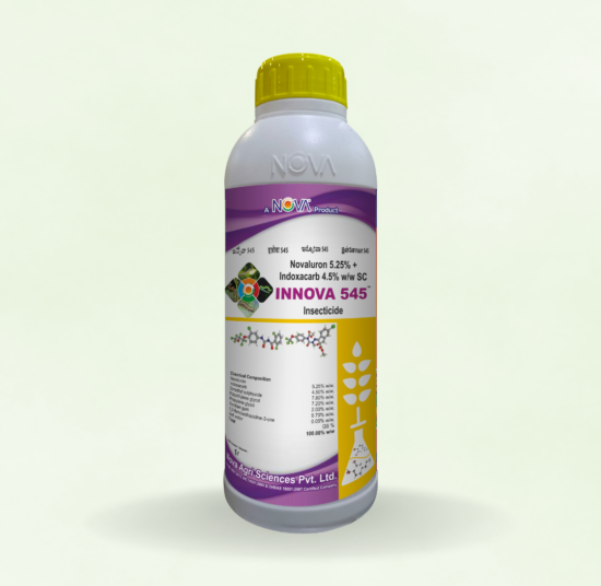 Innova 545 (Novaluron 5.25% + Indoxacarb 4.5% w/w SC)