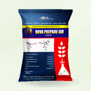 Nova Prepare GR (Pretilachlor 6.0% + Pyrazosulfuron Ethyl 0.15% GR) (Soil Application)