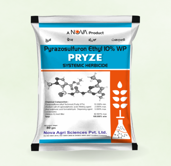 Pryze (Pyrazosulfuron Ethyl 10% WP)